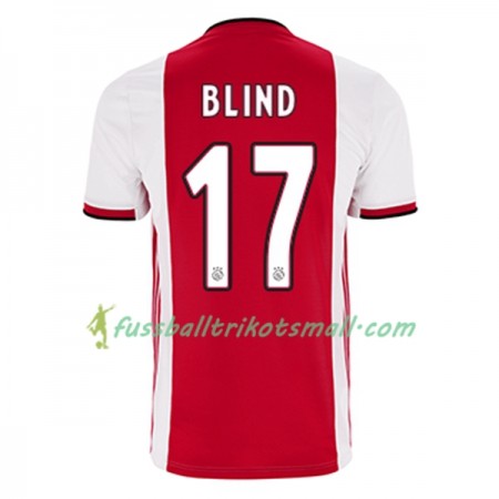 Fußballtrikots Ajax Amsterdam Daley Blind 17 2019-2020 Kurzarm Heimtrikotsatz kaufen